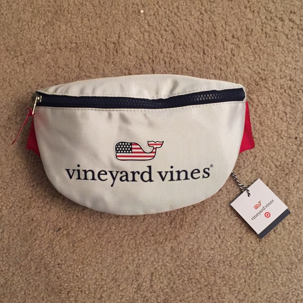 Vineyard Vines for Target Flag Whale Fanny Pack
